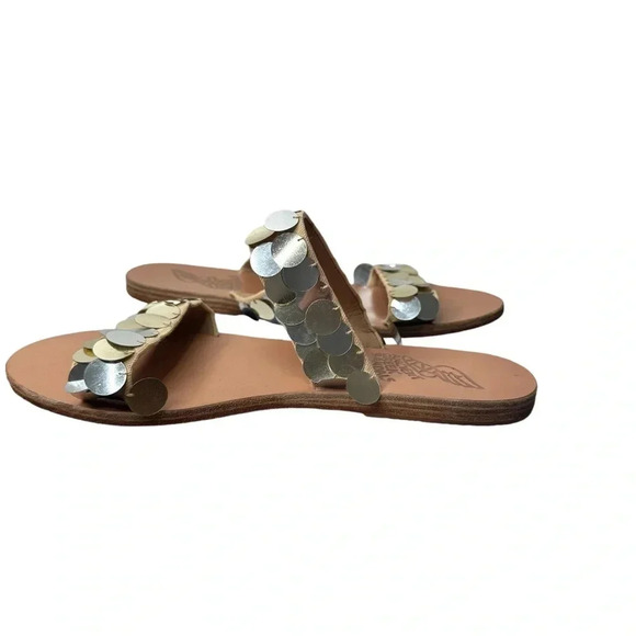 Ancient Greek Sandels Poulia Silver size 40 - Picture 2 of 7